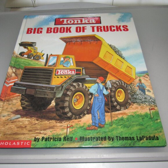 Tonka Big Book of Trucks | Patricia Relf | Scholastic Cartwheel Books | Vintage - Picture 1 of 3